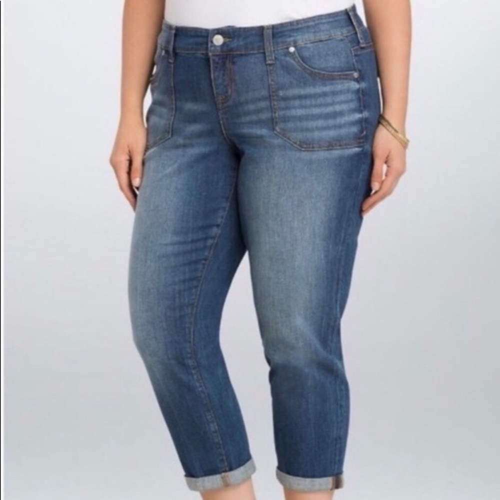 Torrid Ex Boyfriend Crop Jeans